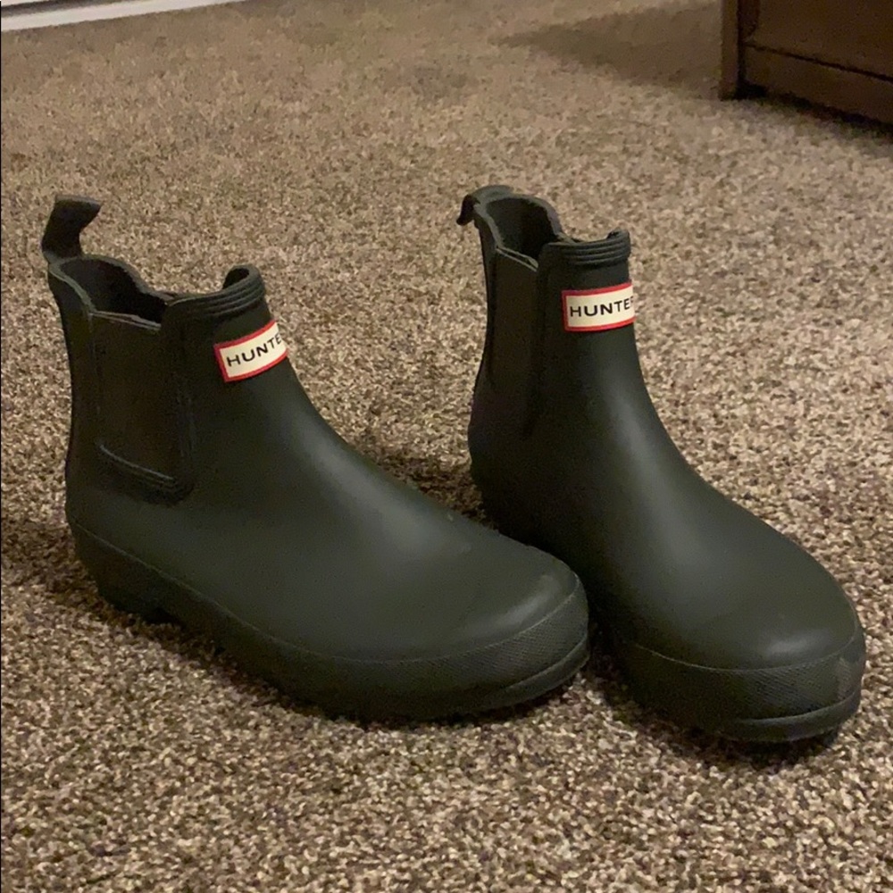 Hunter Boots - Short Olive Green!